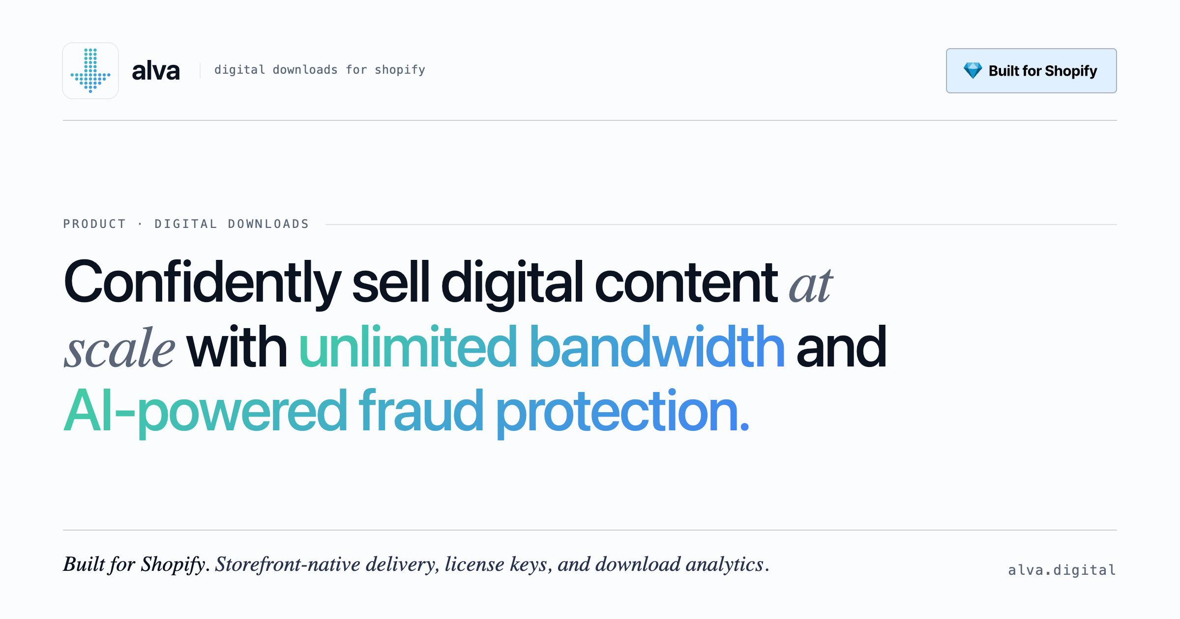 Alva Digital Downloads social-deelafbeelding