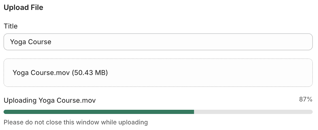 Upload Files